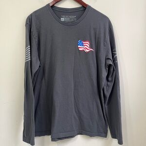 Grunt Style Men's Long Sleeve Graphic Tee Size XL